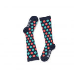 Klogs Women's Compression Socks Dots Navy